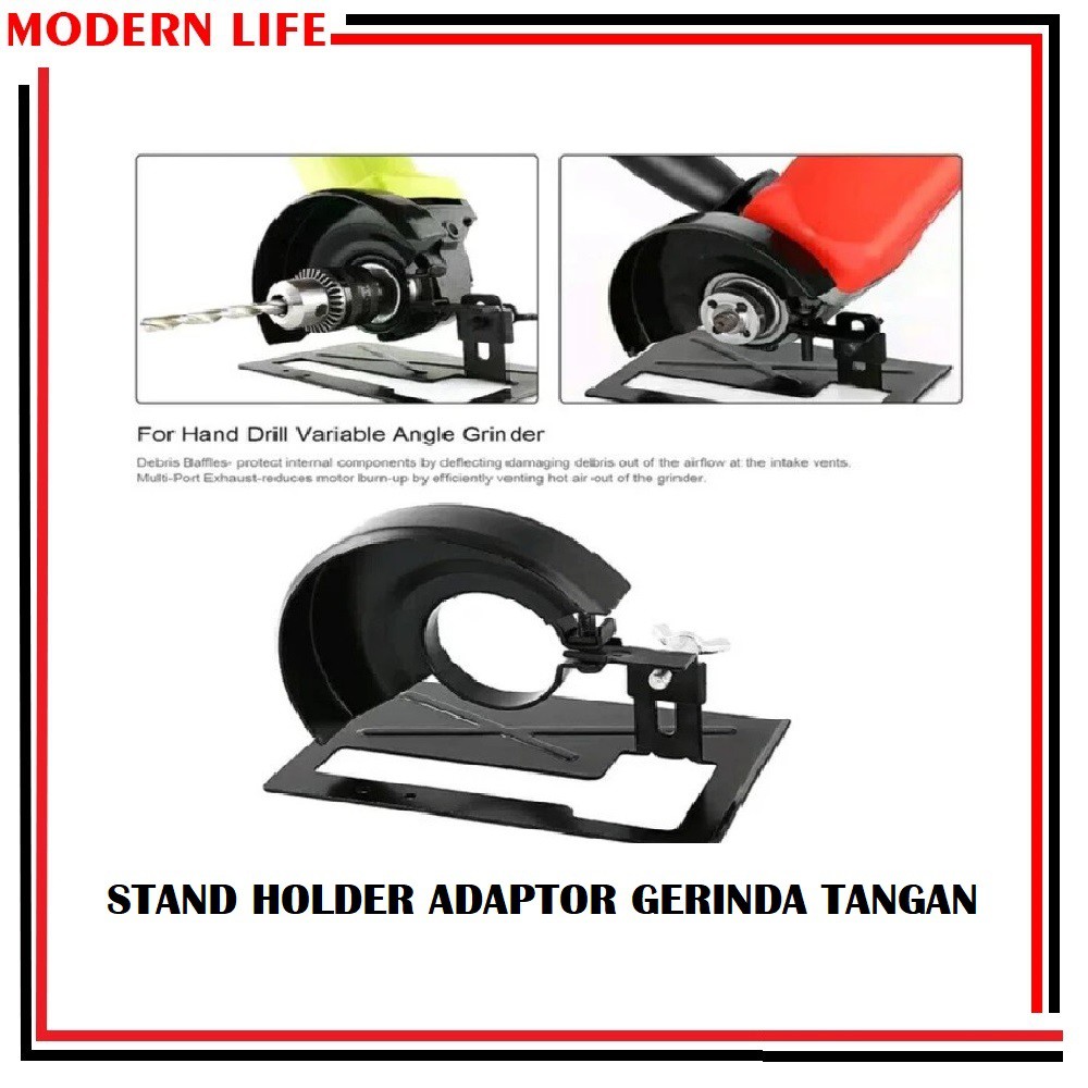 Stand Holder Adaptor Gerinda Tangan Dudukan Gerinda Meja Circular Saw