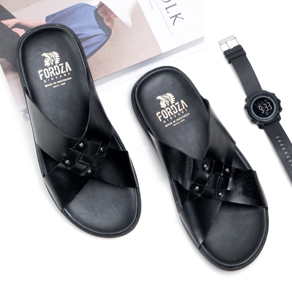 Sandal Pria Kulit Asli Kokop Casual Slop Original Anti slip MS441