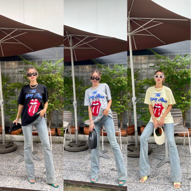 Celana Boyfrend Jeans Cutbray Wanita loose