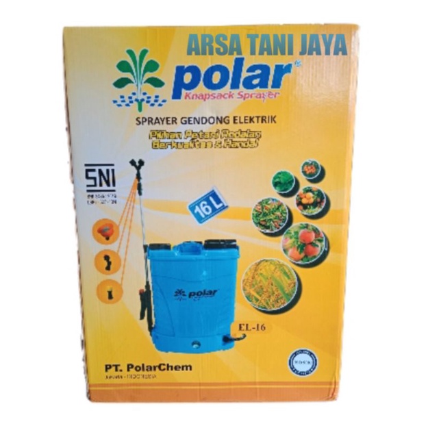 Knapsack Sprayer/Alat Semprot Tangki Polar Elektrik 16 Liter