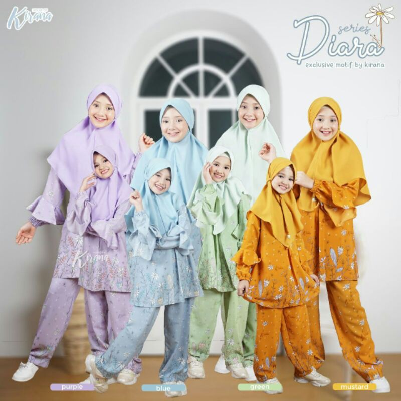 [ DIARA ] By House of Kirana Set Tunik remaja anak tanggung Diara 2-14tahun houseofkirana tunik coup