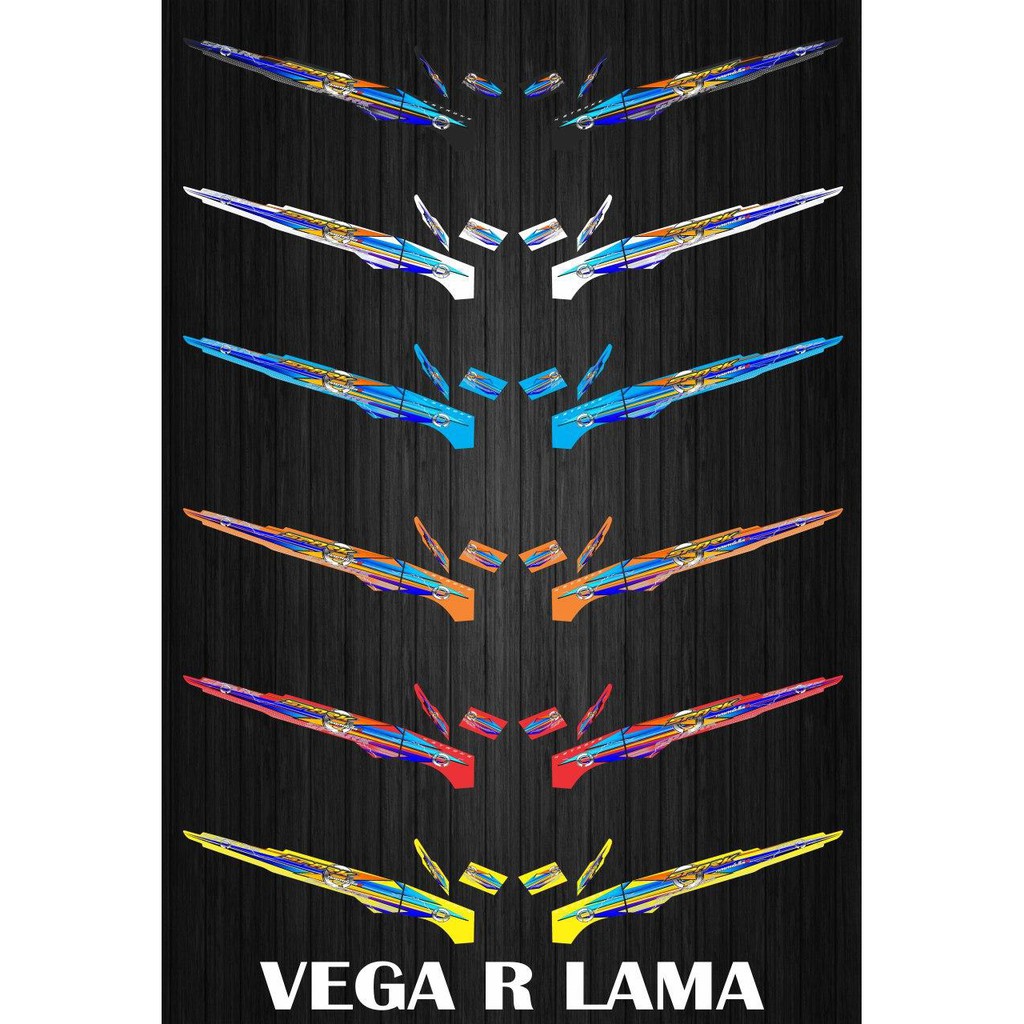 STRIPING STIKER LIS VARIASI VEGA R LAMA / NEW SPARK NANO III