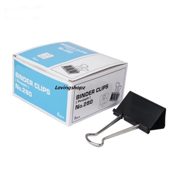Klip | Binder Clips No.280, Paper Clip Besar
