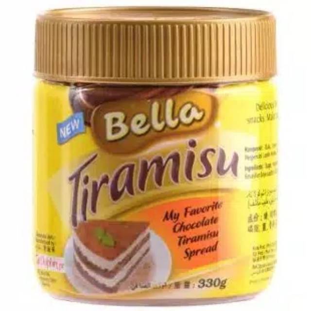 

Bella tiramisu spread 330 gram (selai tiramisu)