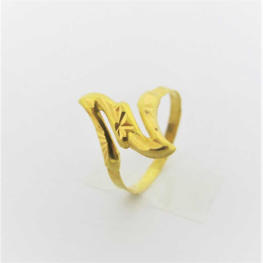 Cincin anak dan dewasa emas asli kadar 700 70% 22 0,5 gr z selisih merica petir solitaire 11 12 13 14 15 16 17 18