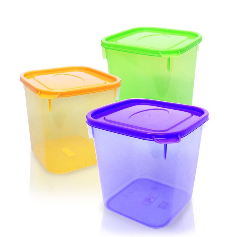 SHINPO Toples Plastik Ukuran L 2.3 L Tempat Cemilan Boccadillo Food Storage BPA FreeSPO-SIP-304 L