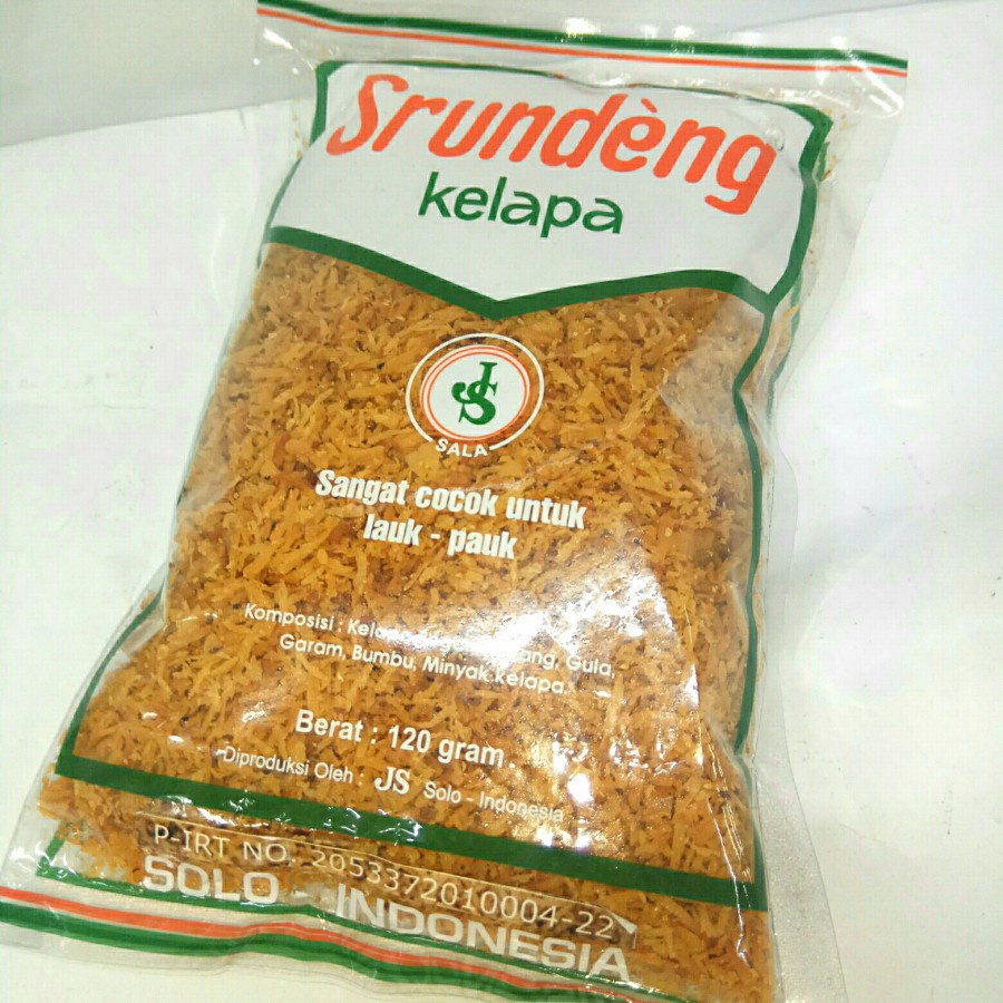 Serundeng Solo 120gr JS Serundeng Kelapa