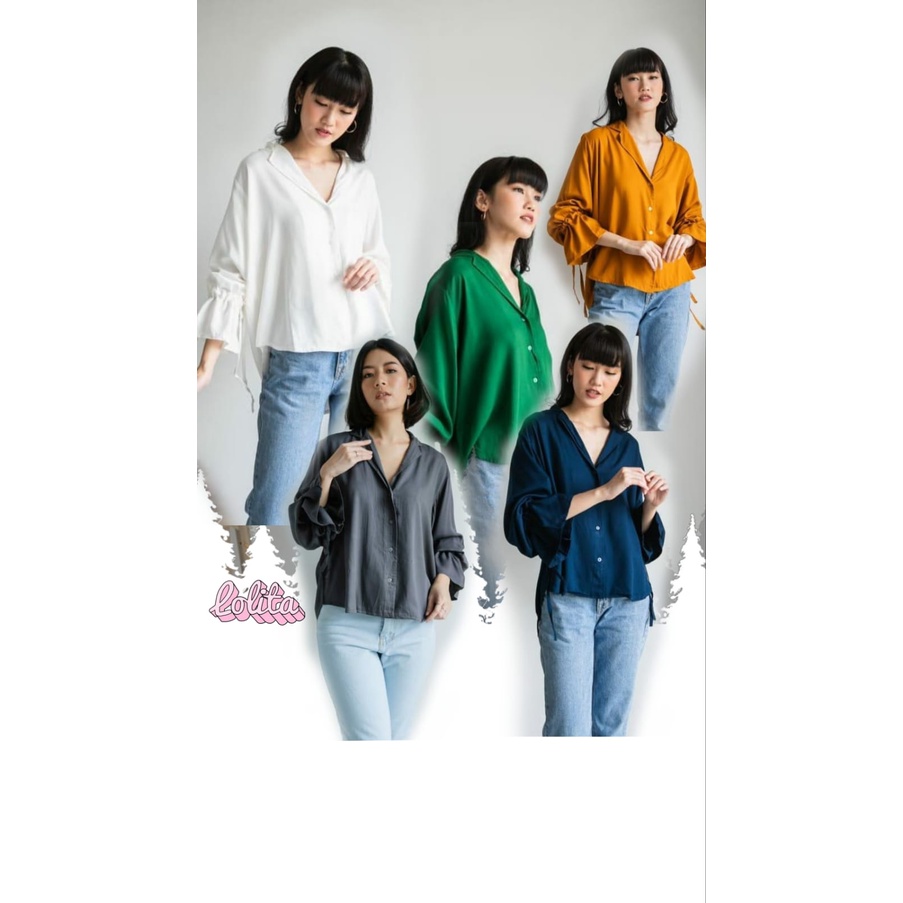 BLOUSE LD120 BAJU ATASAN WANITA LD120 BLOUSE POLOS LD120