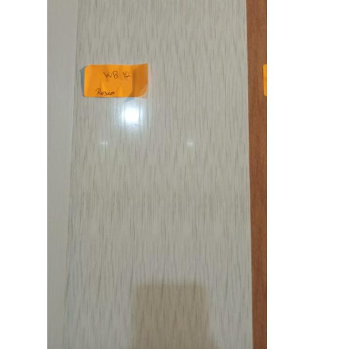 【FRE⚡H】 Plafon pvc putih glossy motif garis nusahome WB 12 paling murah