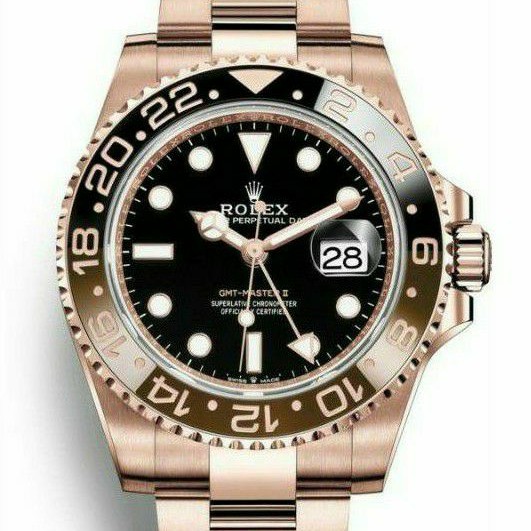 Rolex GMT Master II Rosegold Swiss 1:1