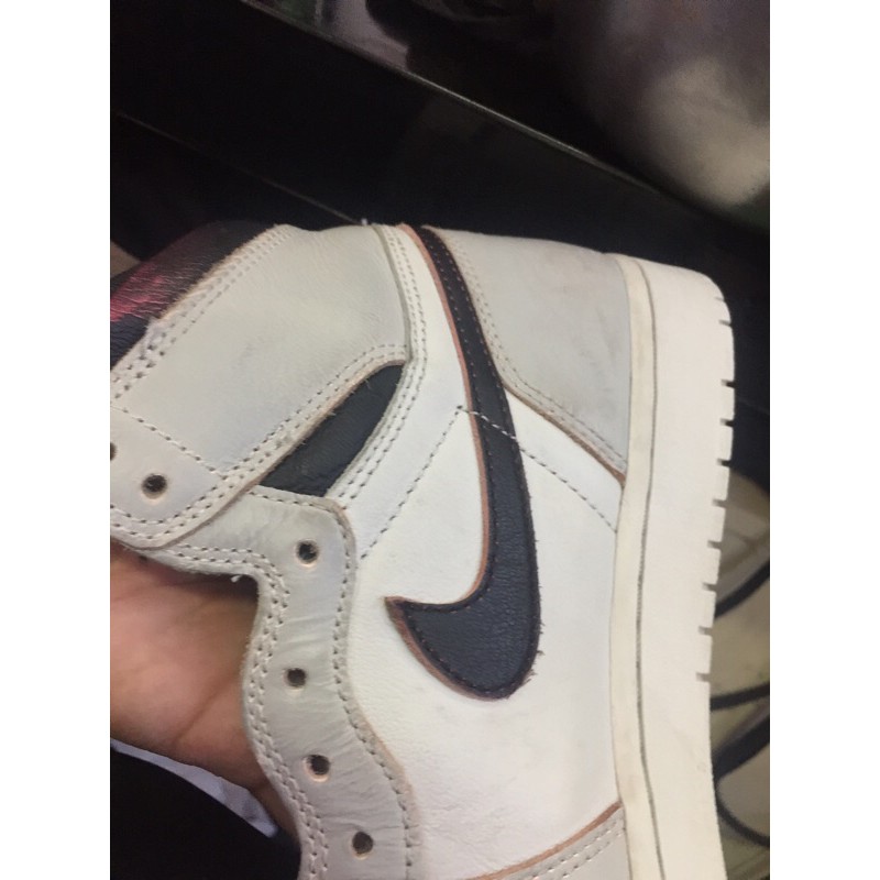 Air Jordan Grey -BEKAS- Kalau damage muncul warna pink