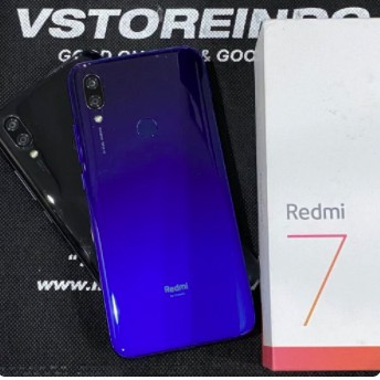 Xiaomi Redmi 7 3/32 GB Ex Resmi Xiaomi Indonesia Second Bekas Original Ex Pemakaian Good Condition