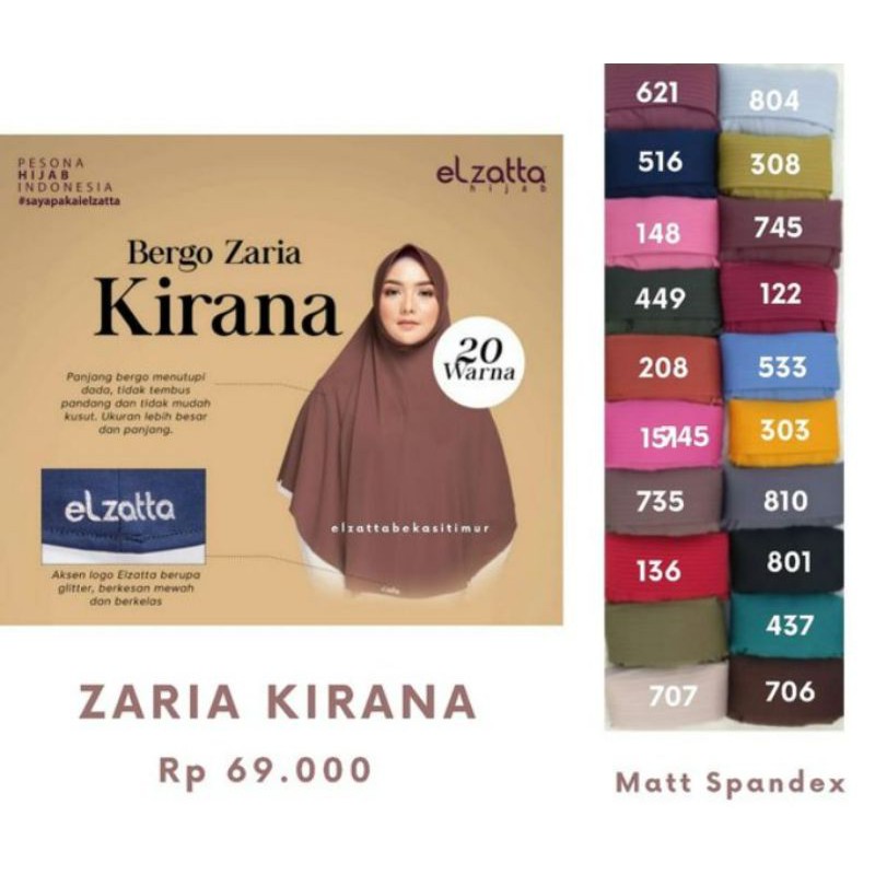 BERGO SYAR'I ZARIA KIRANA ELZATTA