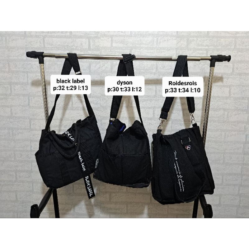 Tas TOTE Totebag Selempang Slingbag BLACKLABEL DYSON ROIDESROIS