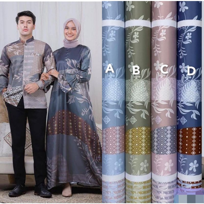 Kain DrrSilk Motif Deline harga setengah meter