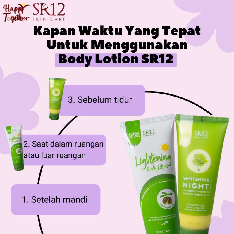 whitening night body lotion/body lotion/night body lotion/pelembab kulit/pencerah kulit