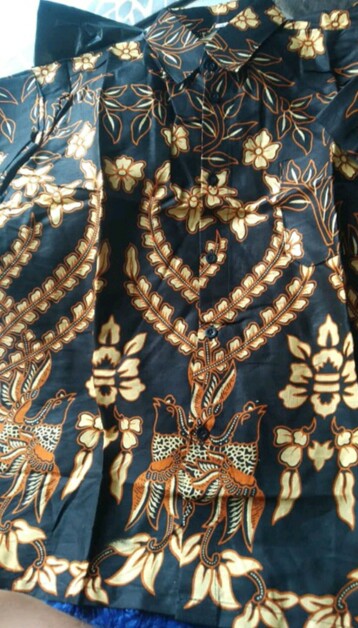 Promo Batik Couple Keluarga Sarimbit Sania Ruffle Batik Ori Ndoro Jowi Motif Emprit Kuning