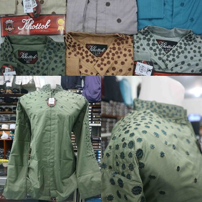 bamus / baju muslim pria koko KHOTTOB katun hermes bordir