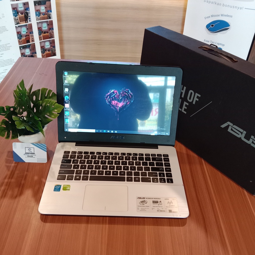 Asus Nvidia i5 Ram 4GB HDD 500GB Second Bekas