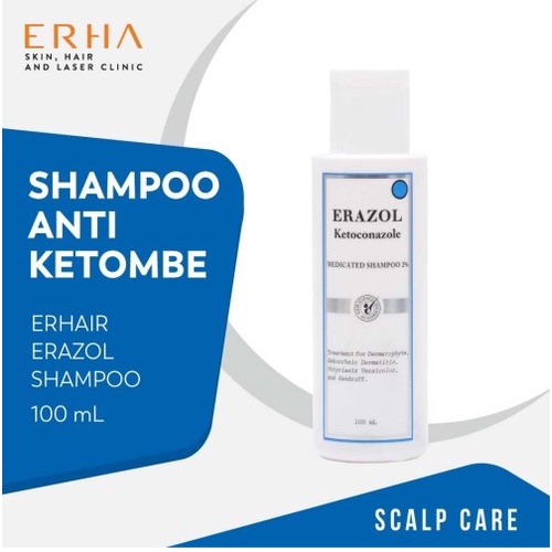 Shampo Ketombe ERHA Erazol Shampoo - Dermatitis Seboroik &amp; Infeksi Jamur / Terbukti Klinis