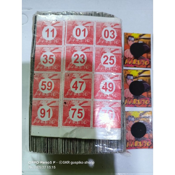 GOSOK GOSOK NOMOR GANJILAN isi 500 kupon