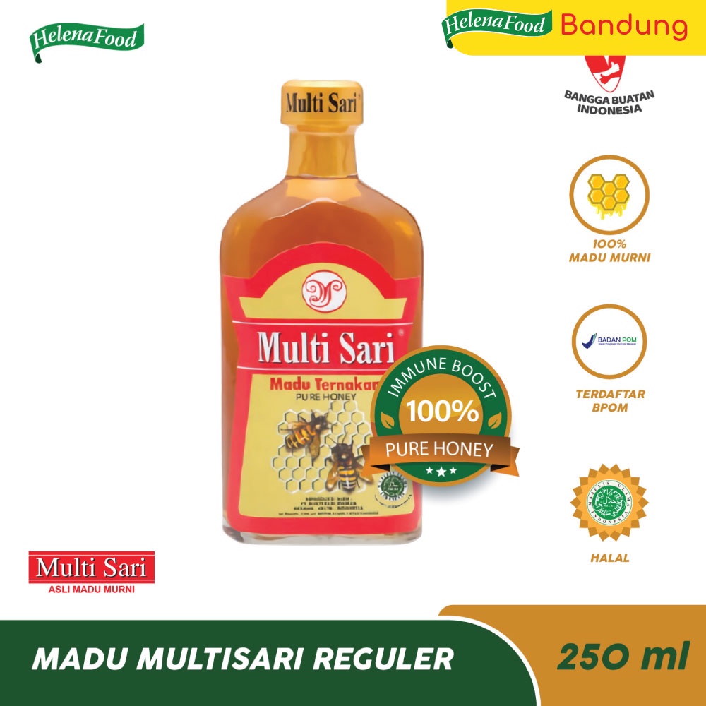 

Multisari Reguler 250 ml Madu Murni Asli