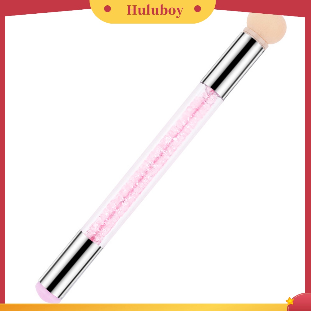 Huluboy Huluboy♡ Brush Pen Dotting Bubuk Glitter Gradasi Untuk Nail Art DIY