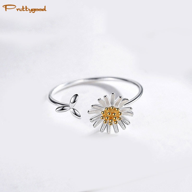 Korean Cincin Daisy Bunga Untuk Wanita Fashion Aksesoris -PD