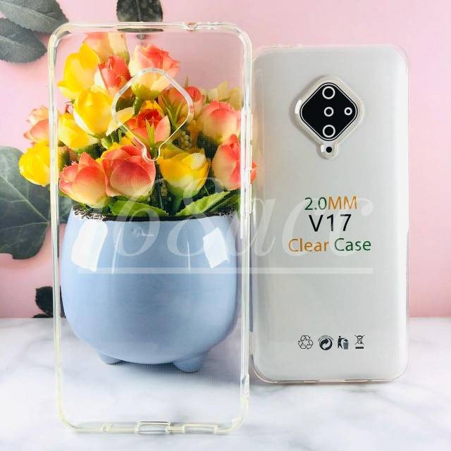 Silikon Jelly Soft Case Bening Vivo V17 S1 Pro Softcase Anti Crack Premium Bahan Tebal