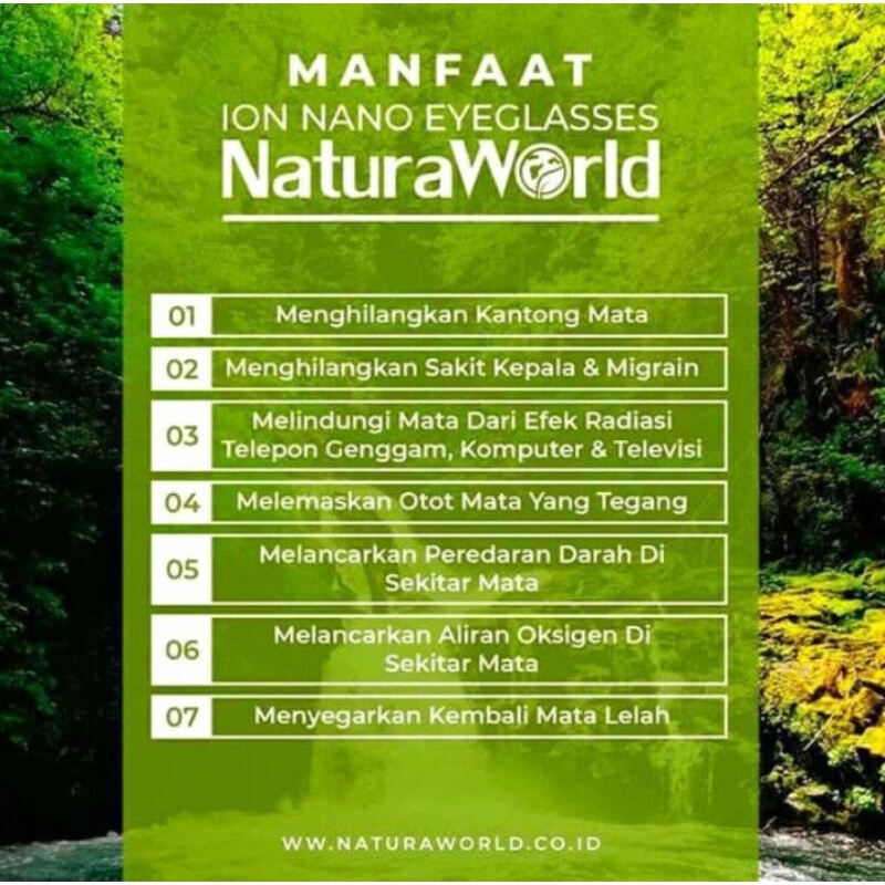 Kacamata Ion Nano Natura World Kacamata Kesehatan