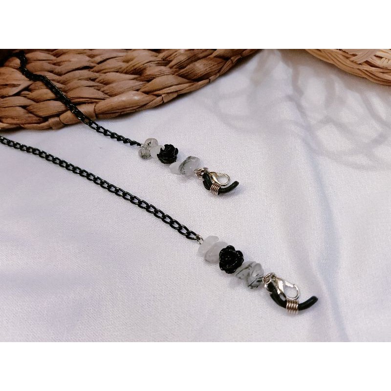 3in1 Strap Tali Masker Multifungsi / Konektor Masker Serut / Kalung Masker Rantai / Strap Kacamata F