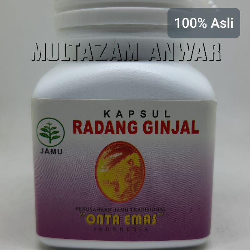 KAPSUL RADANG GINJAL
JAMU TRADISIONAL ONTA EMAS