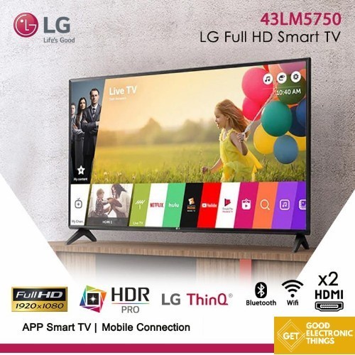 LED SMART TV LG 43 INCH FULL HD 43LM5750