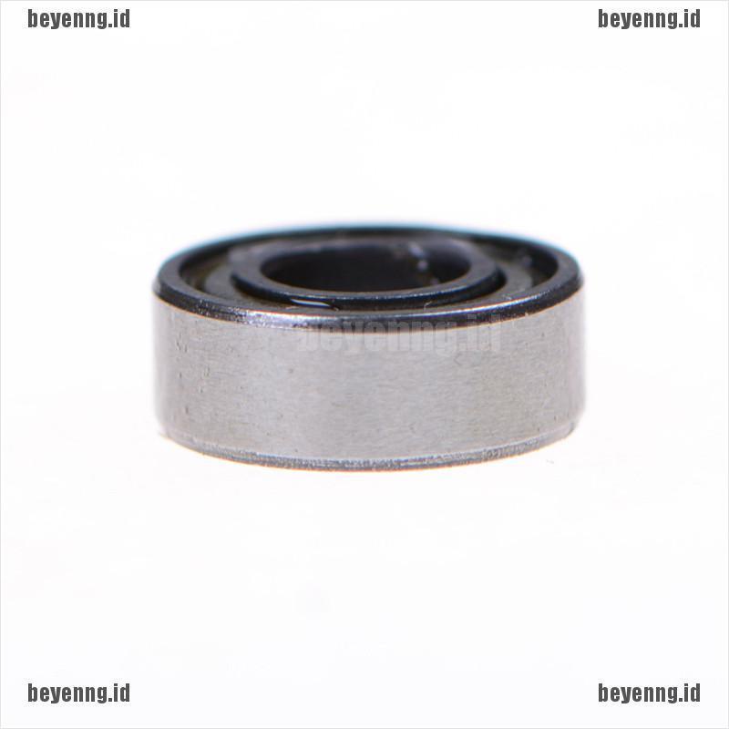 Bey 10pcs Mr115Zz Miniatur Bearing Segel Karet Bahan Metal Ukuran 5x11 X 4mm