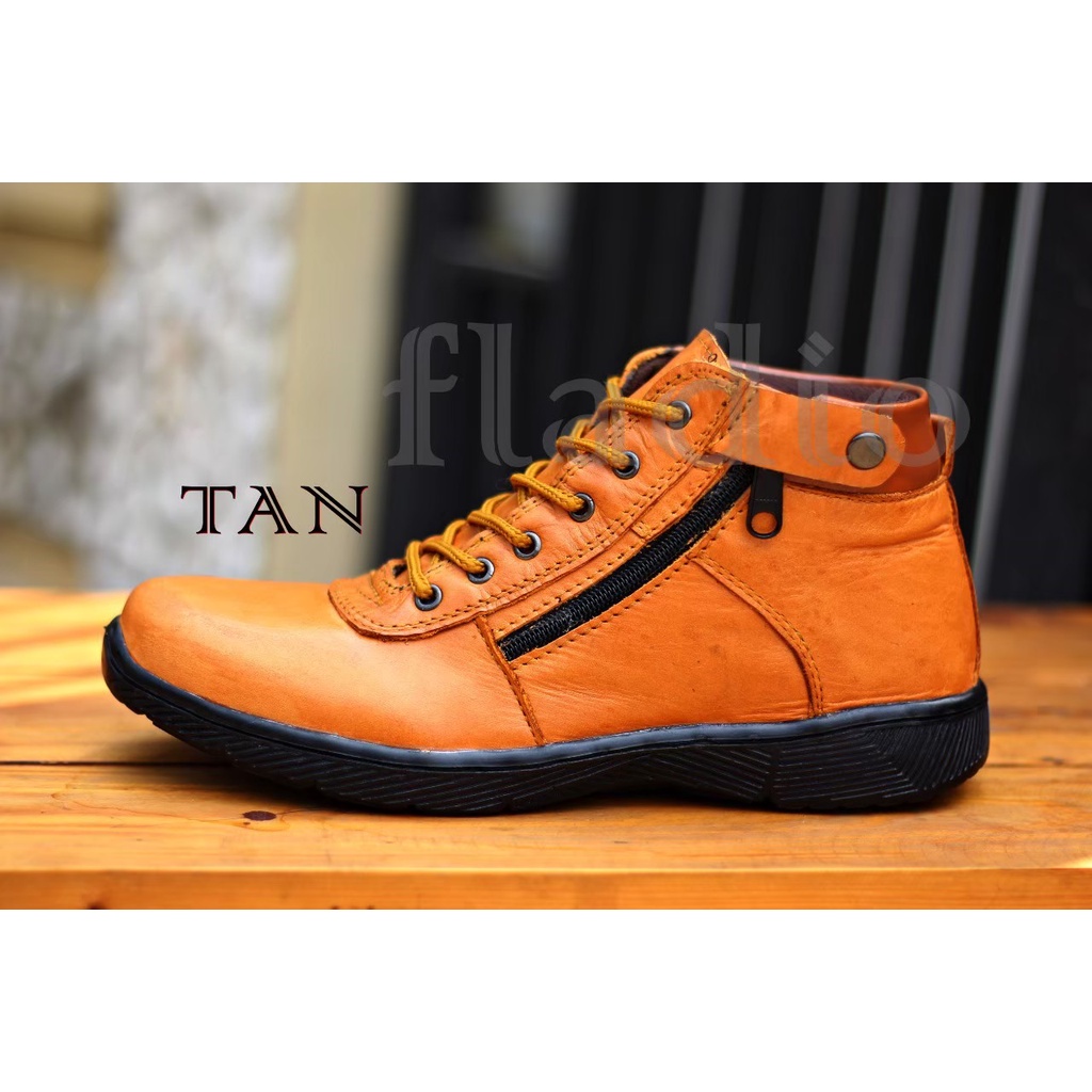 Sepatu Pria Boots Kulit Asli Original Fladio Sepatu Kerja Pria Sepatu Boot Pria Sepatu Pria Murah