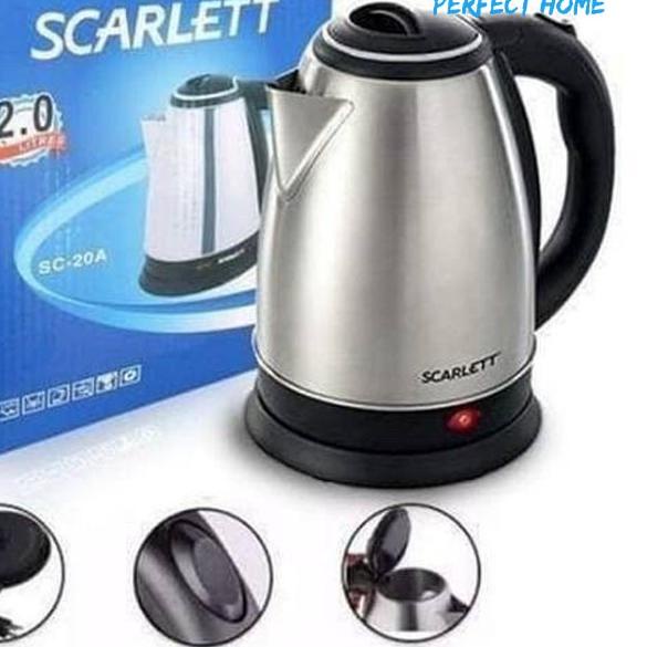 ♣ TEKO LISTRIK 2L / TEKO PEMANAS AIR ELEKTRIK STAINLESS [PERFECTHOME] ✦