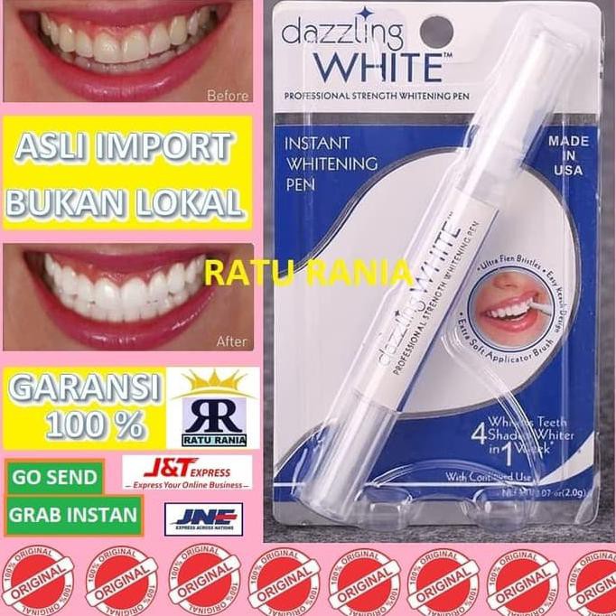 Pemutih gigi dazzling white instan whitening pen