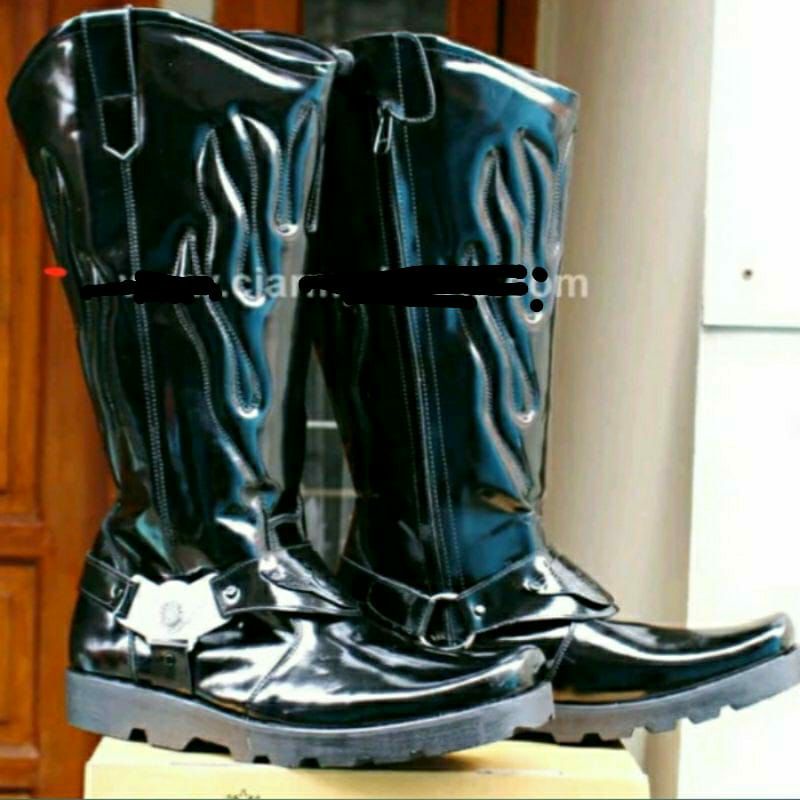 Sepatu Tunggang Polantas Sepatu Bm Pjr Patwal Ciarmy C011AKR Sepatu Tunggang Sepatu Lantas/Dishub