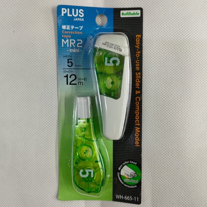 

Correction Tape PLUS JAPAN MR2 Refillable & Refill Jamin Asli Murah