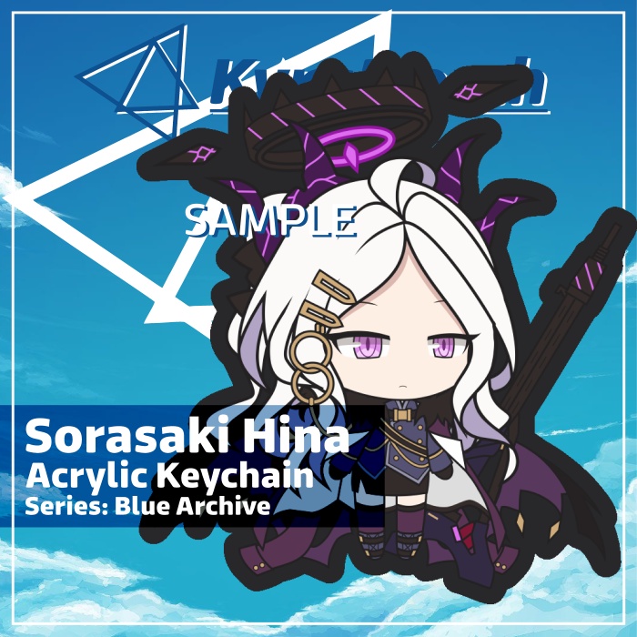 Keychain Blue Archive Sorasaki Hina
 | KyraMerch Anime Fanmerch Dealer