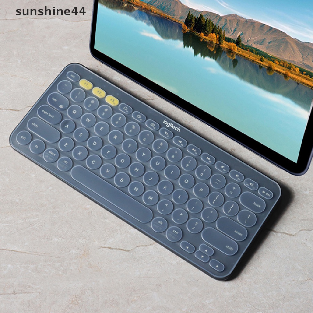 Sunshine Cover Keyboard Wireless Bahan Silikon Lembut Warna-Warni Untuk Logitech K380