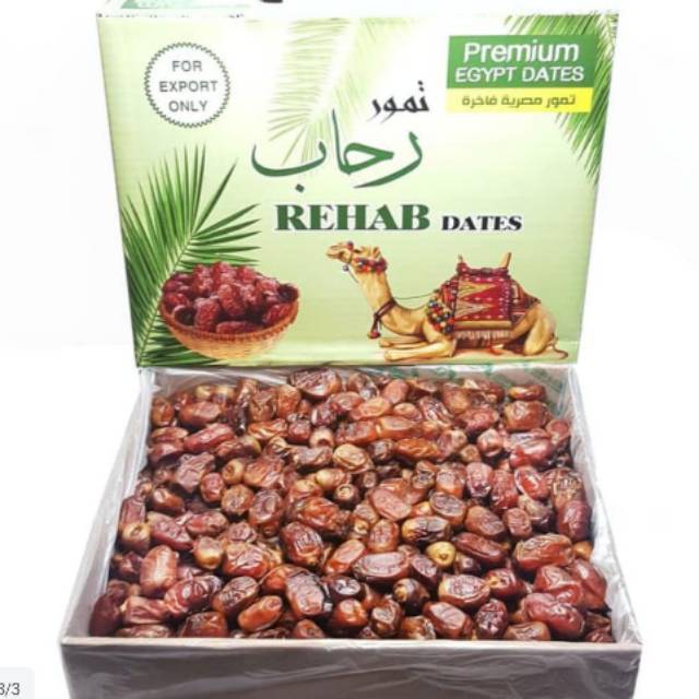 Kurma Mesir Rehab Dates 5 kg / kurma Mesir 5 Kg termurah / kurma Mesir 5 kg / oleholeh haji &amp; umrah