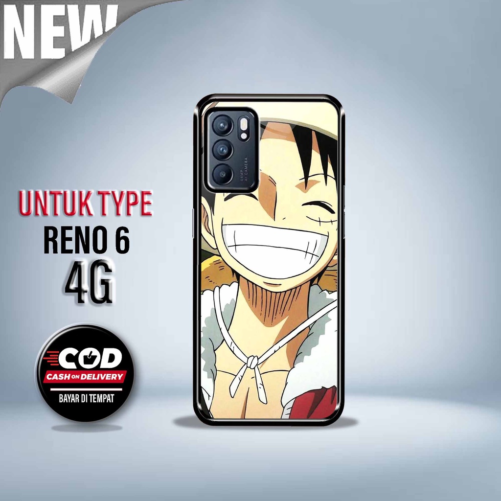 Sukses Case Glossy Oppo Reno 6 4G - Hardcase Terbaru Oppo Reno 6 4G - Case Fashion Oppo Reno 6 4G - 
