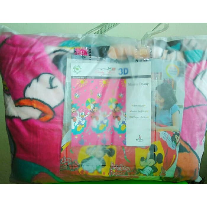 SELIMUT MINNIE DEASY LADY ROSE 3D KARAKTER ANAK