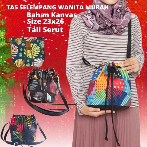Tas Selempang Serut Wanita Murah Meriah Terbaru Kekinian Branded Medan