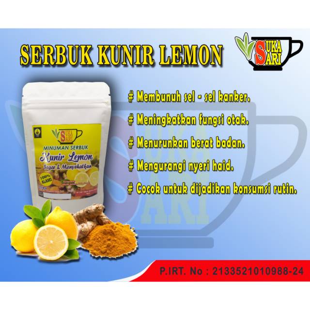 

Kunir lemon siap seduh 100gr