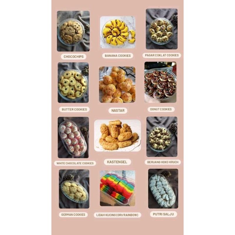 

KUE KERING (250 GRAM & 500 GRAM) LAILY COOKIES