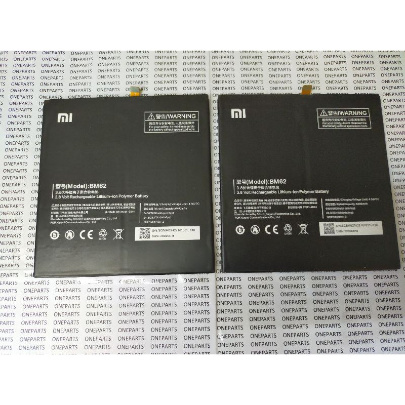 BAT BATTERY BATRE BATERAI XIAOMI MI PAD 3 BM62 ORIGINAL