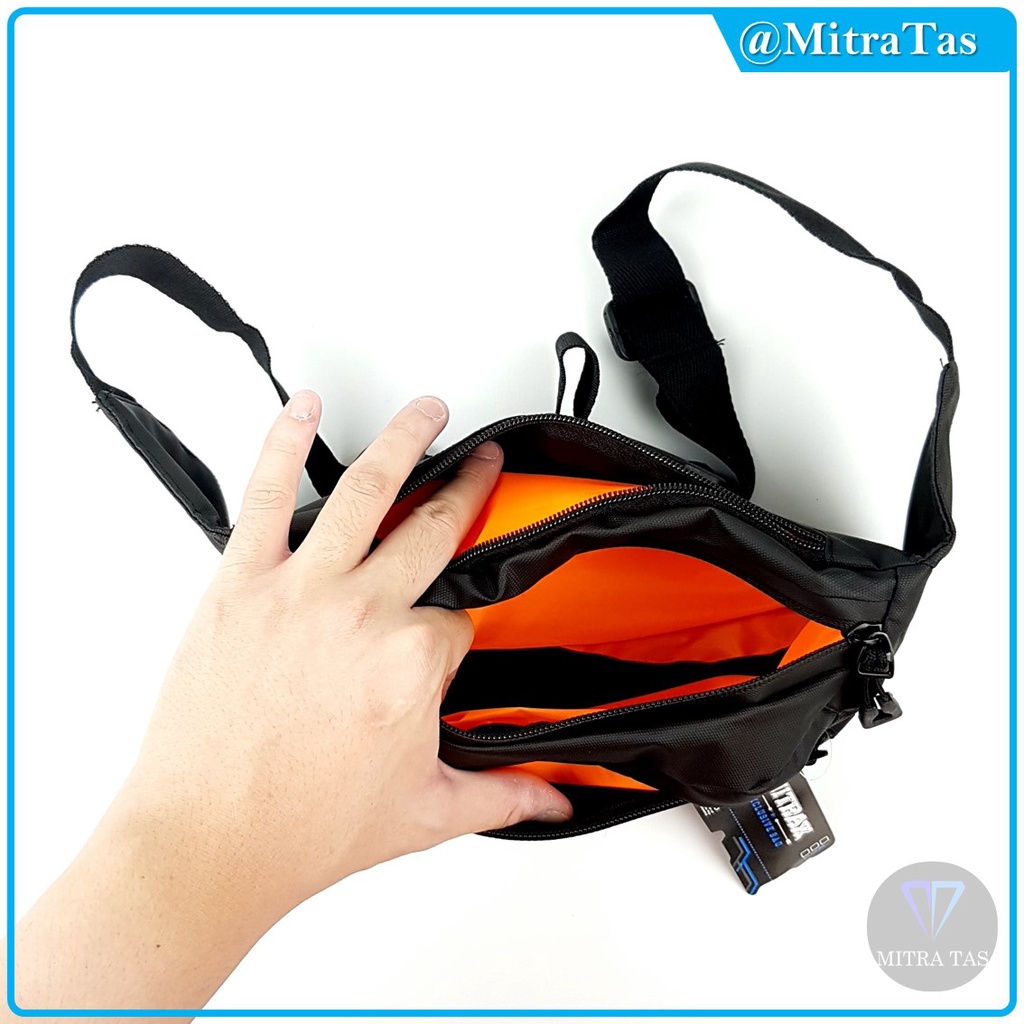 Waist Bag MitraX Jesko V2 Bahan Kulit Sitetis Bimo dengan KUALITAS TERBAIK! Tas Pinggang l WaistBag Simple dan Keren Cocok untuk Pria maupun Wanita