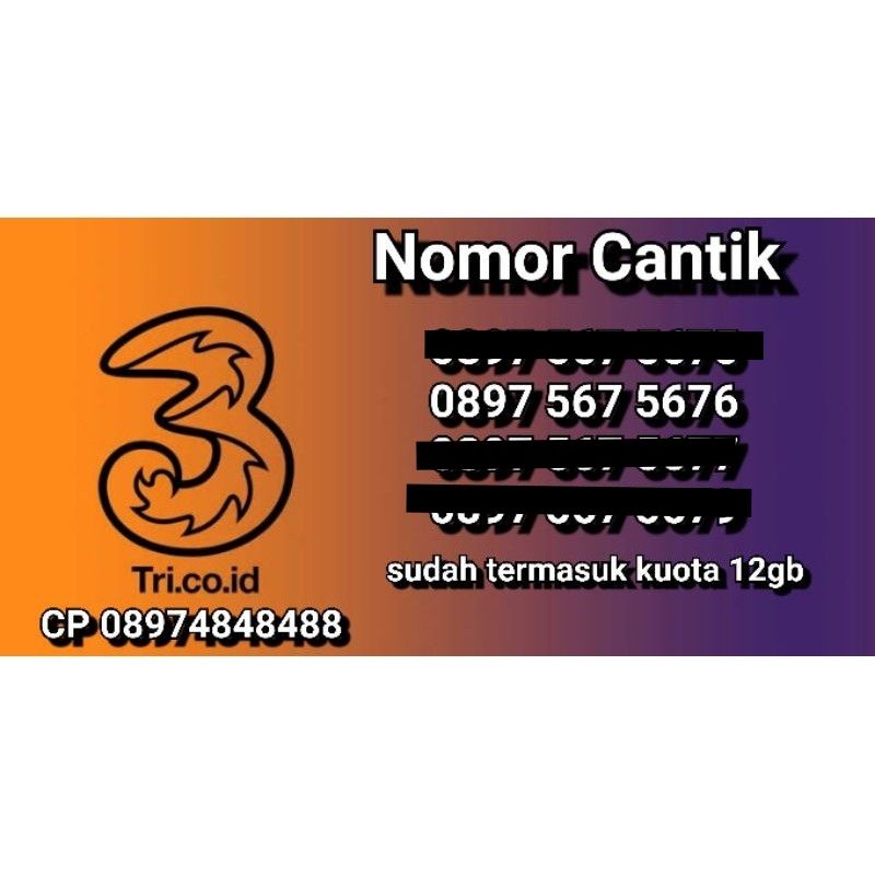 Nomor Cantik Tri